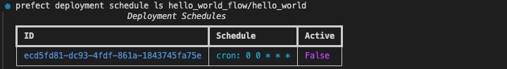 prefect deployment schedule